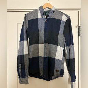 Men’s plaid dress shirt
